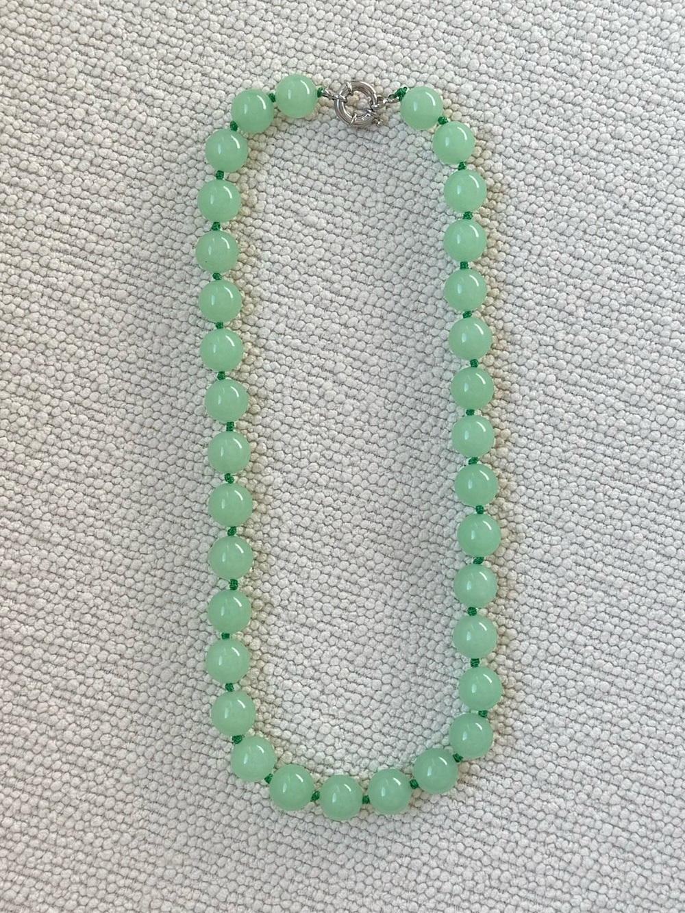 NWOT Tuckernuck Light Green Jade Necklace